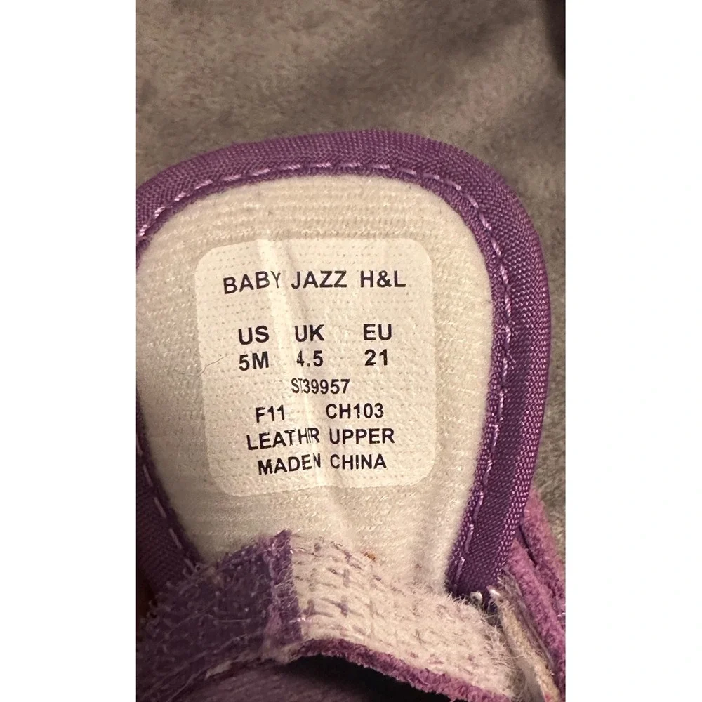 Saucony Baby Jazz Purple Toddler Sneakers Size 5M